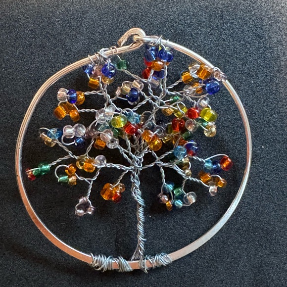 Colorful Beaded Tree - Picture 2 of 3